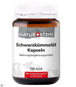 Naturstein Schwarzkümmelöl Kapseln 100 Stk.
